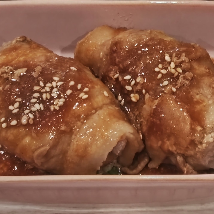 ♡レタスの肉巻き焼肉味